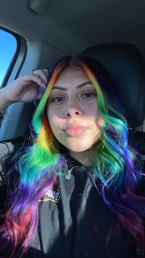 Jolynn, master acrylic nail specialist at Bnails Hereford, creating flawless long-wear nail art for local clients