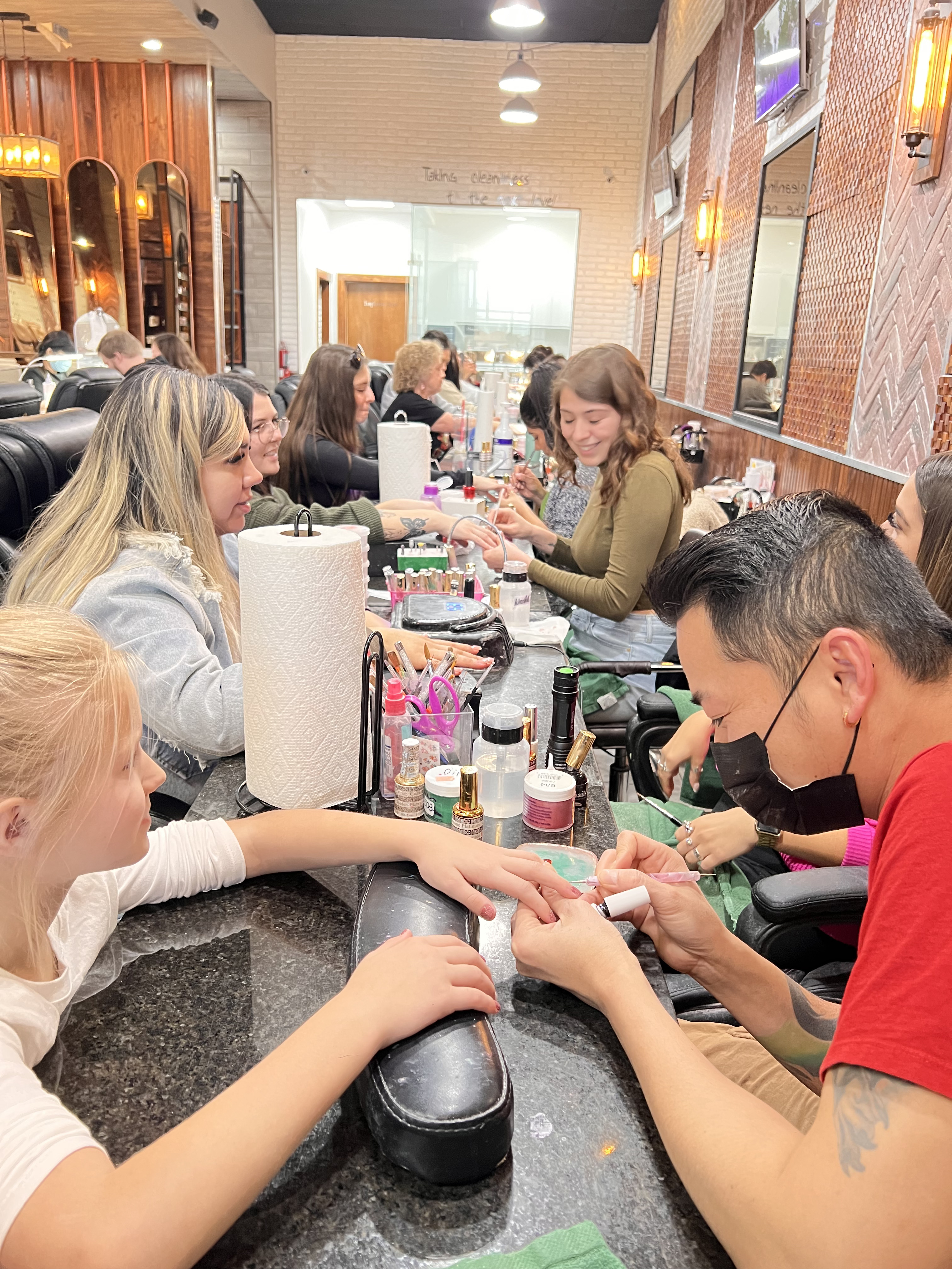 customers need take care of them avoid getting nail  dirty